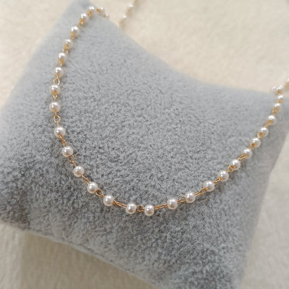 Pearl Knotting Chain Necklace