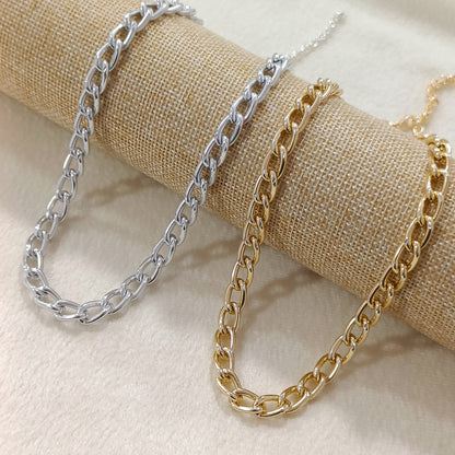 Medium Cut-Link Chain Necklace