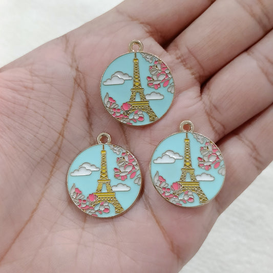 Paris Eiffel Tower Metal Charms