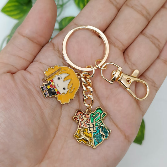 Hermione & Hogwarts Harry Potter Bag Charm Keychain