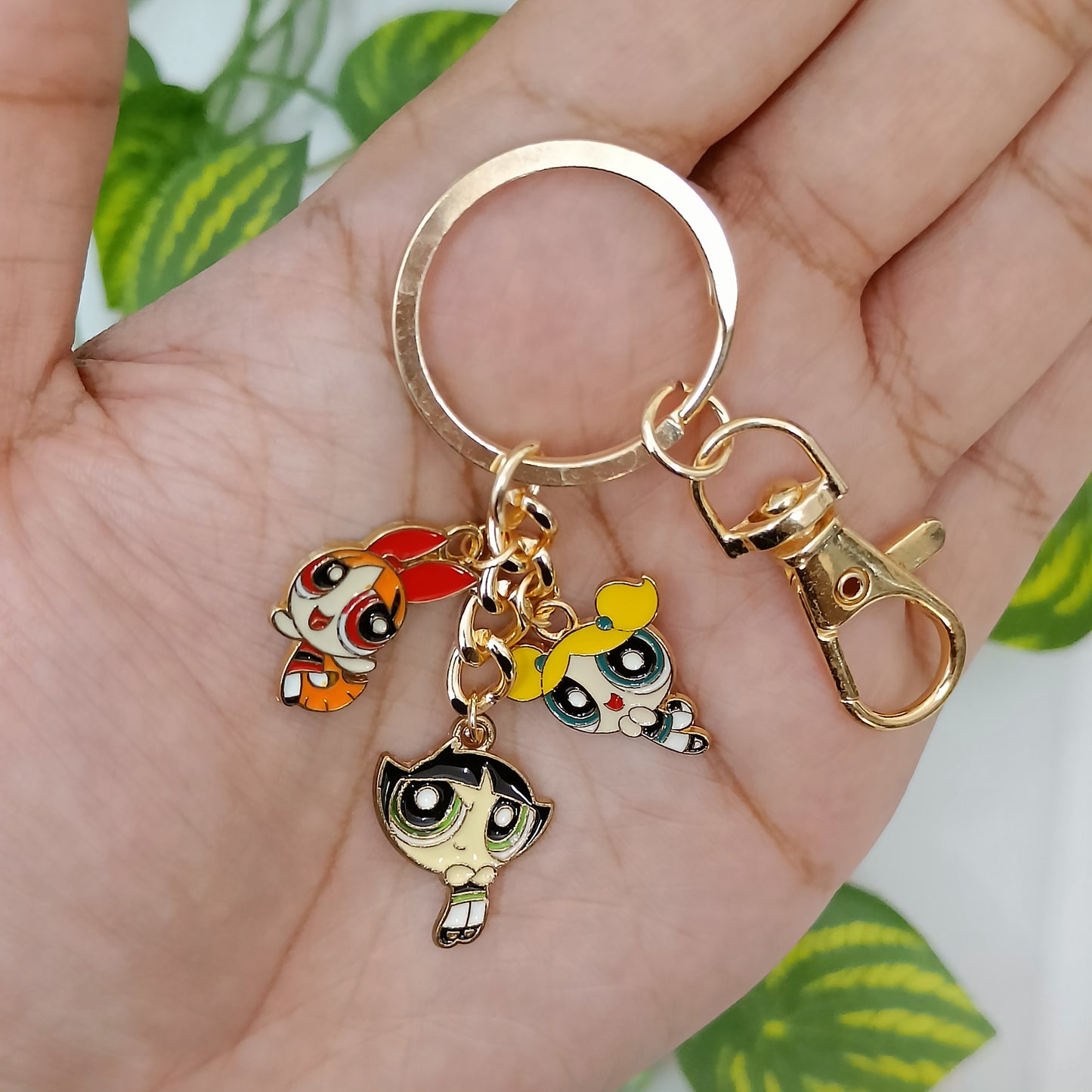 Powerpuff Girls Bag Charm Keychain