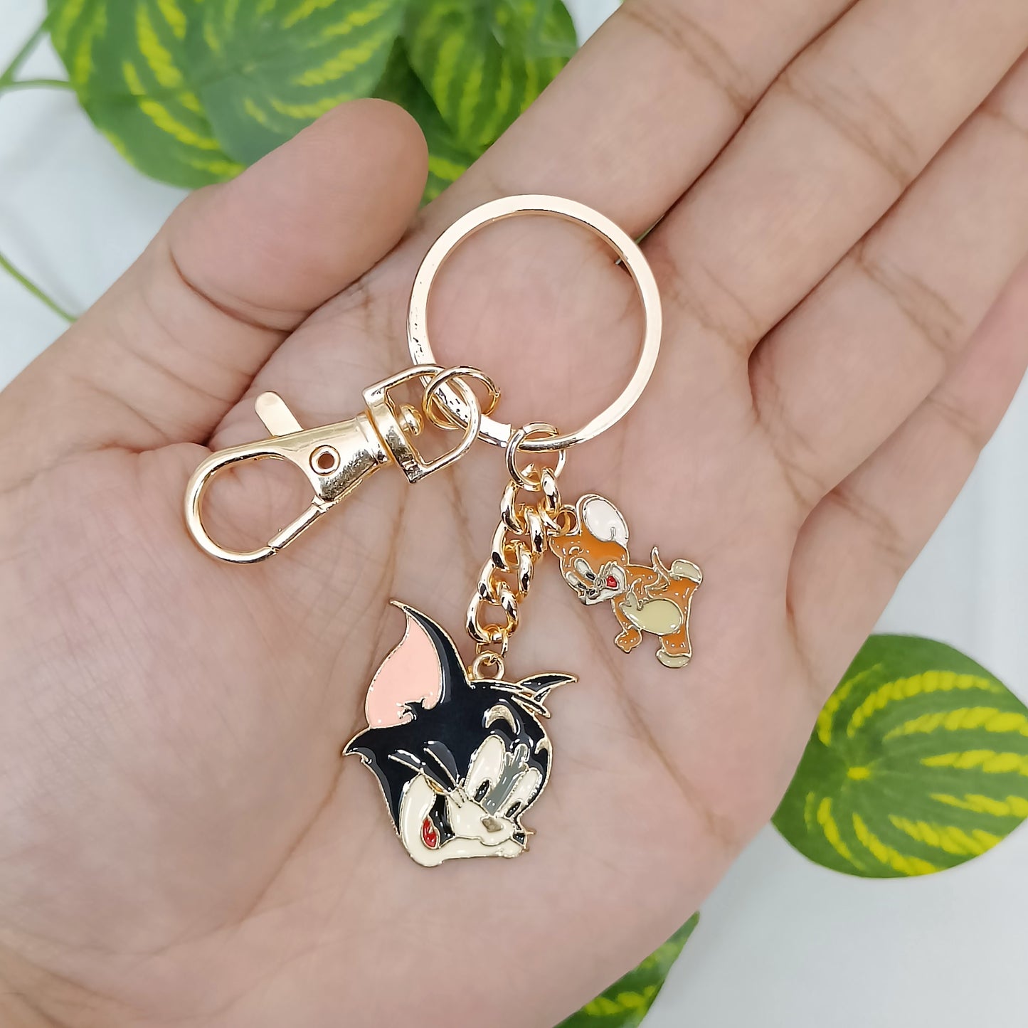 Tom & Jerry Bag Charm Keychain
