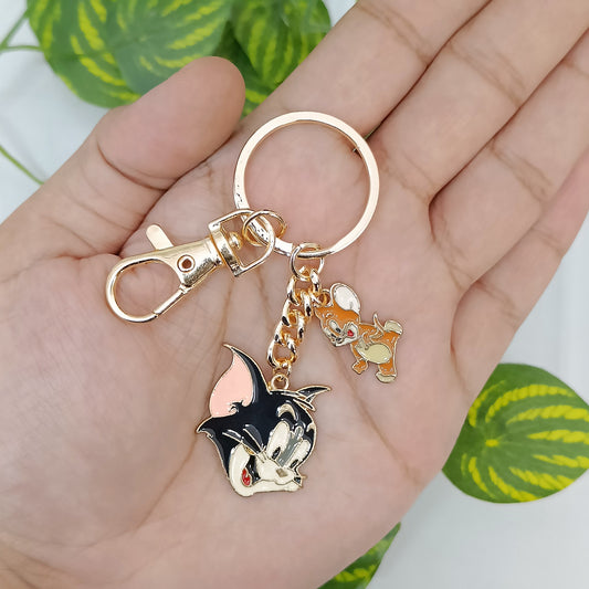 Tom & Jerry Bag Charm Keychain