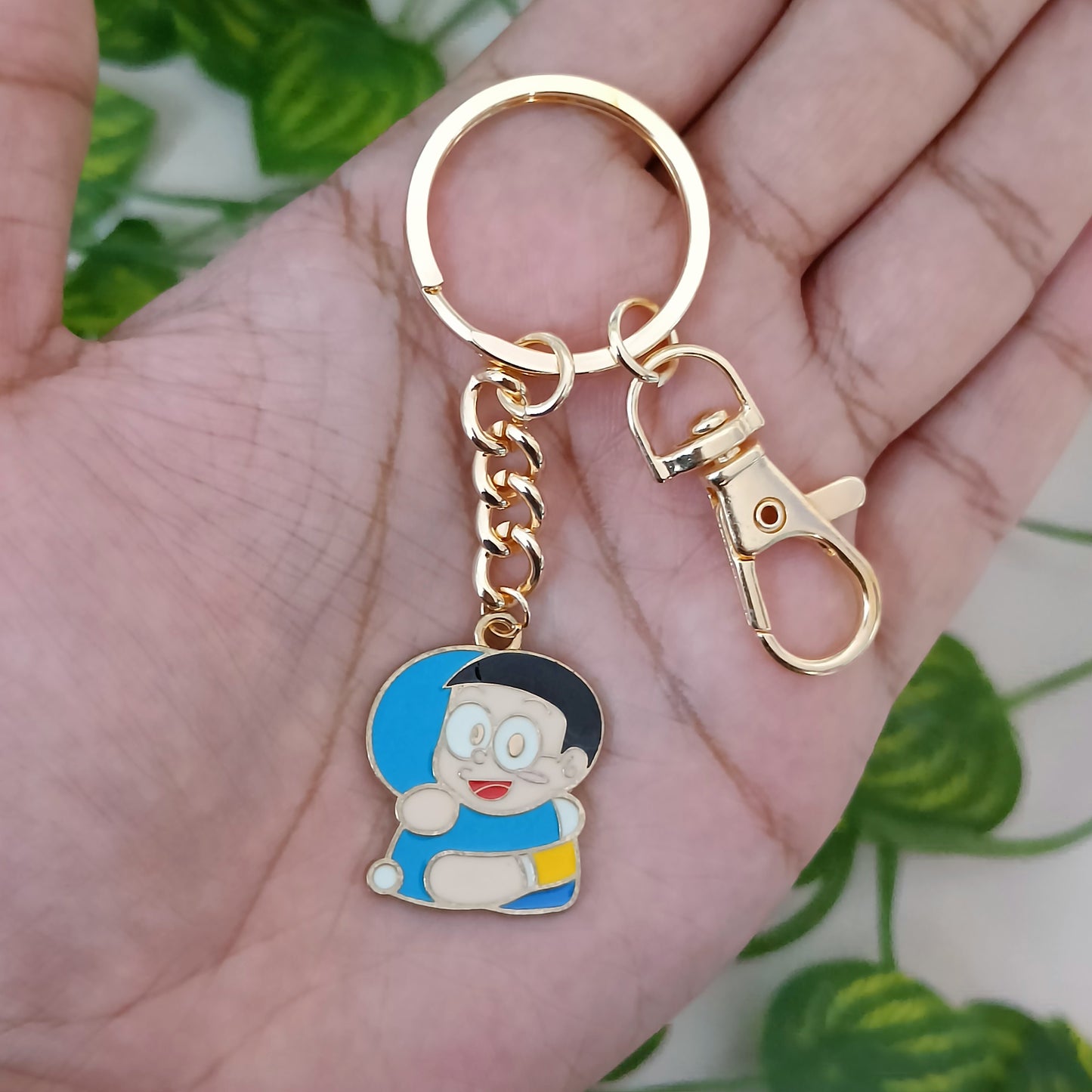 Doraemon & Nobita Reversible Bag Charm Keychain