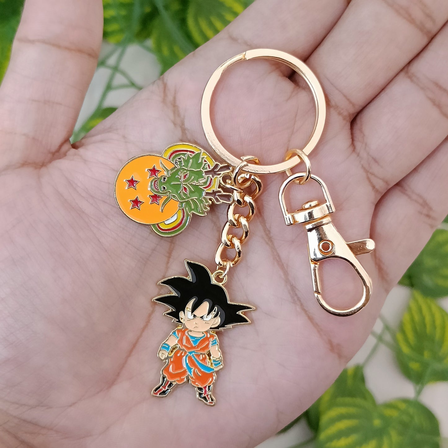 Dragon Ball Z Goku & Dragon Bag Charm Keychain