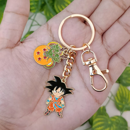 Dragon Ball Z Goku & Dragon Bag Charm Keychain