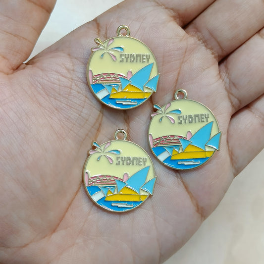 Sydney Pastel Tourist Coin Travel Metal Charms