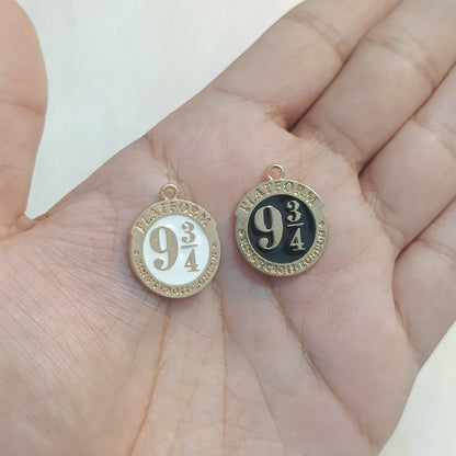 Platform Nine & Three-Quarters Harry Potter Theme Charms