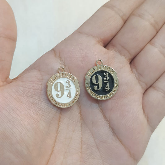 Platform Nine & Three-Quarters Harry Potter Theme Charms