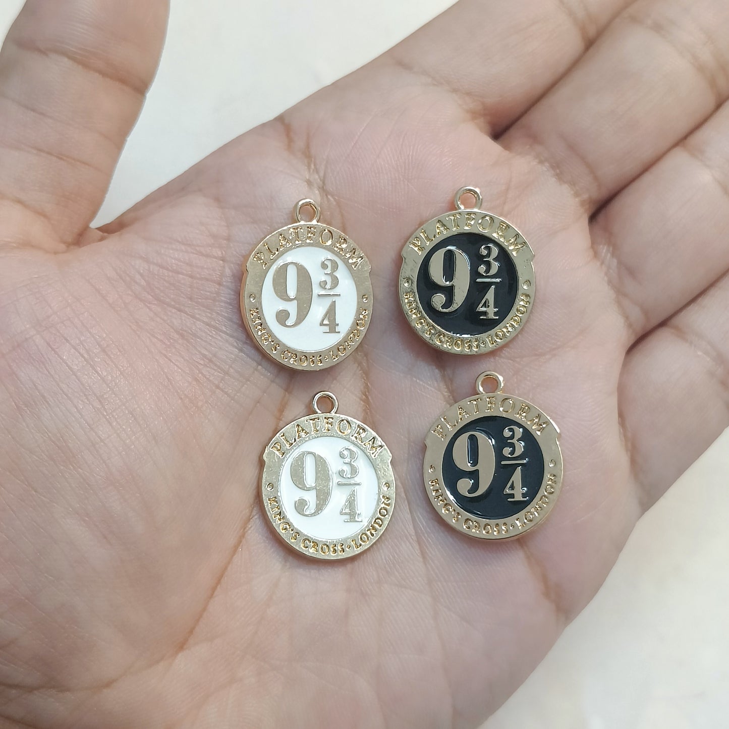 Platform Nine & Three-Quarters Harry Potter Theme Charms