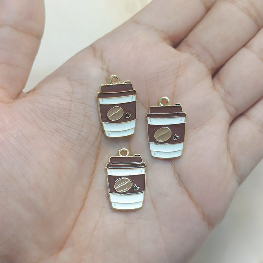 Big Coffee Sipper Metal Charms