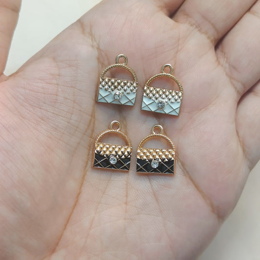 Mini Diva Handbag Metal Charms
