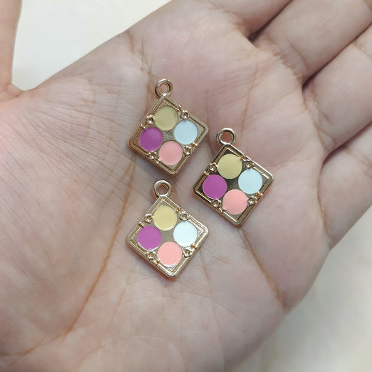 EyeShadow Makeup Palette Metal Charms