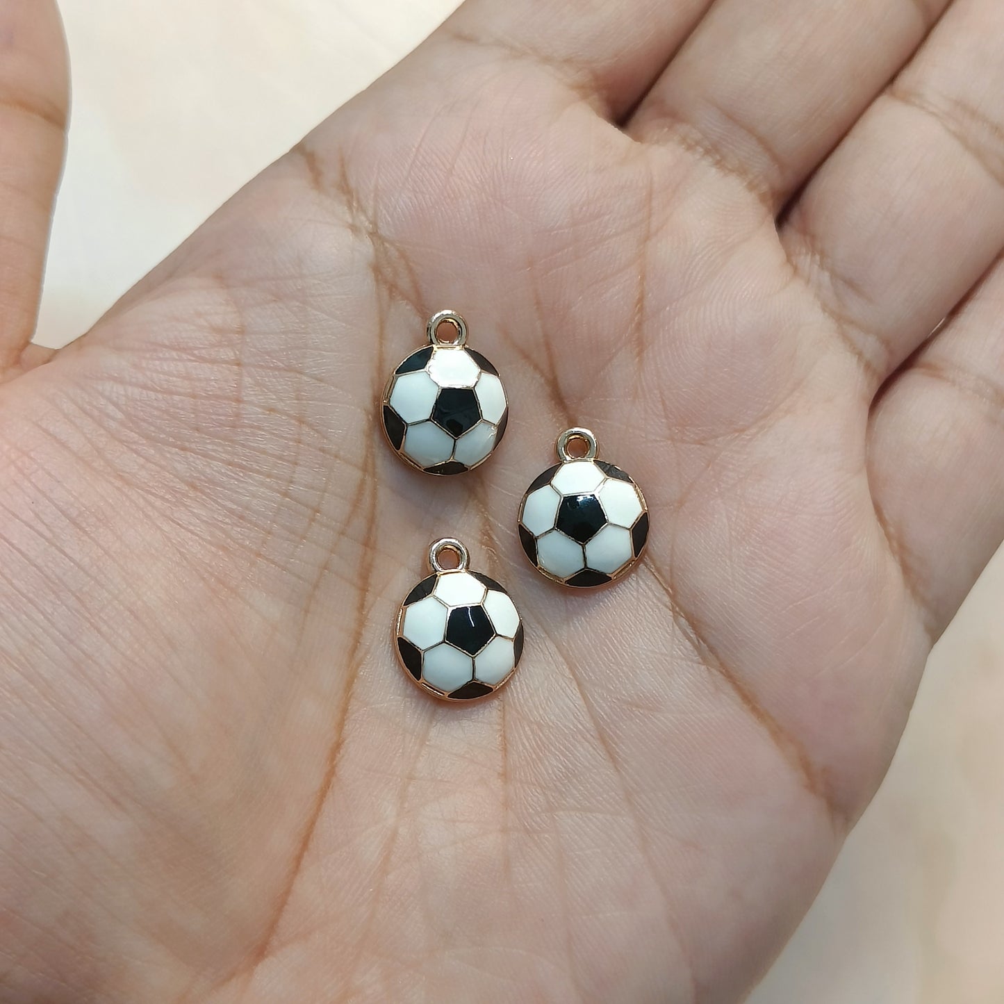Football, Basketball & Baseball Sports Theme Metal Charms