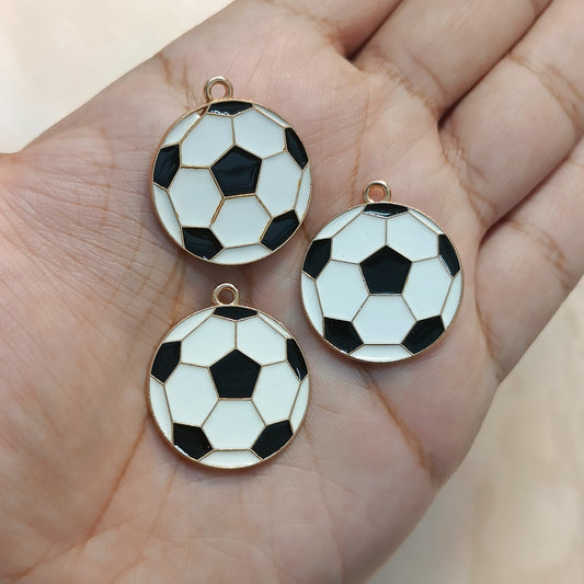 Big Football Sports Theme Metal Charms