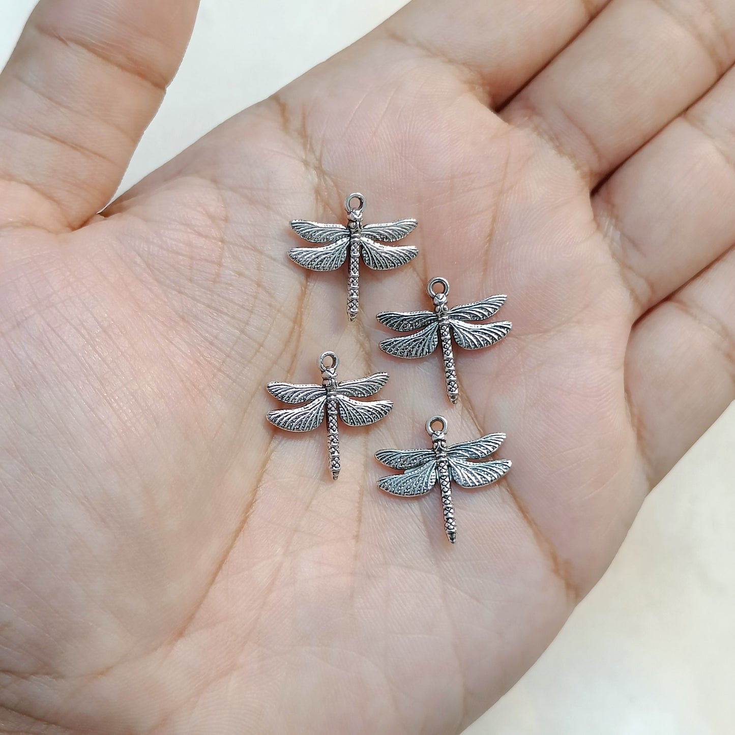 Oxo-Silver Mini Dragonfly Metal Charms