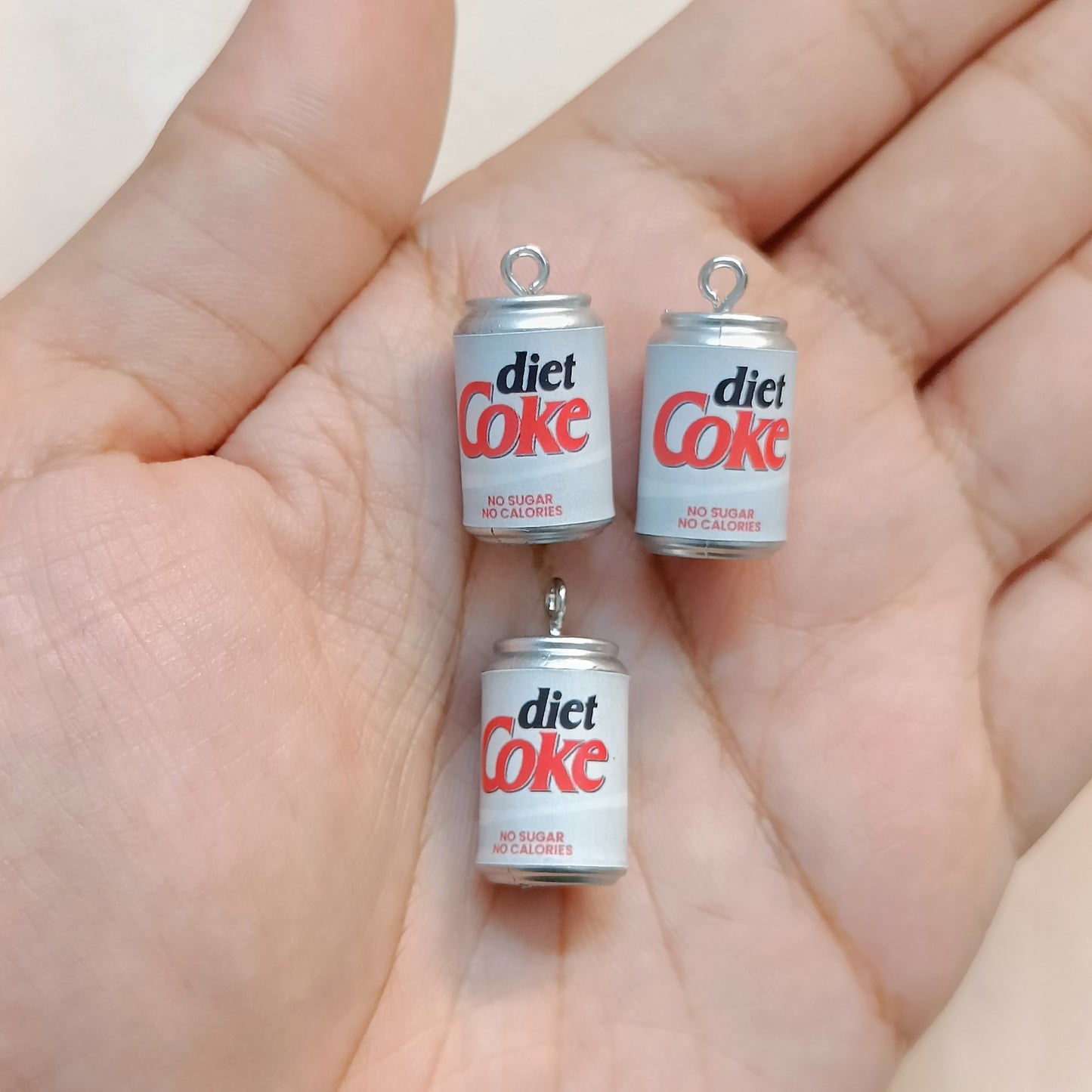 Diet Coke Can Miniature Resin Charms