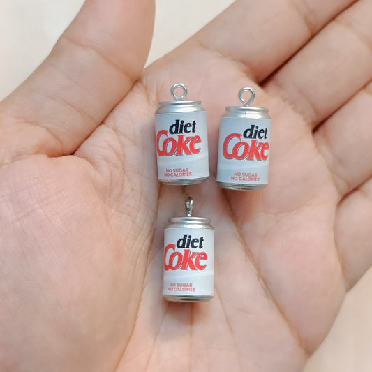 Diet Coke Can Miniature Resin Charms