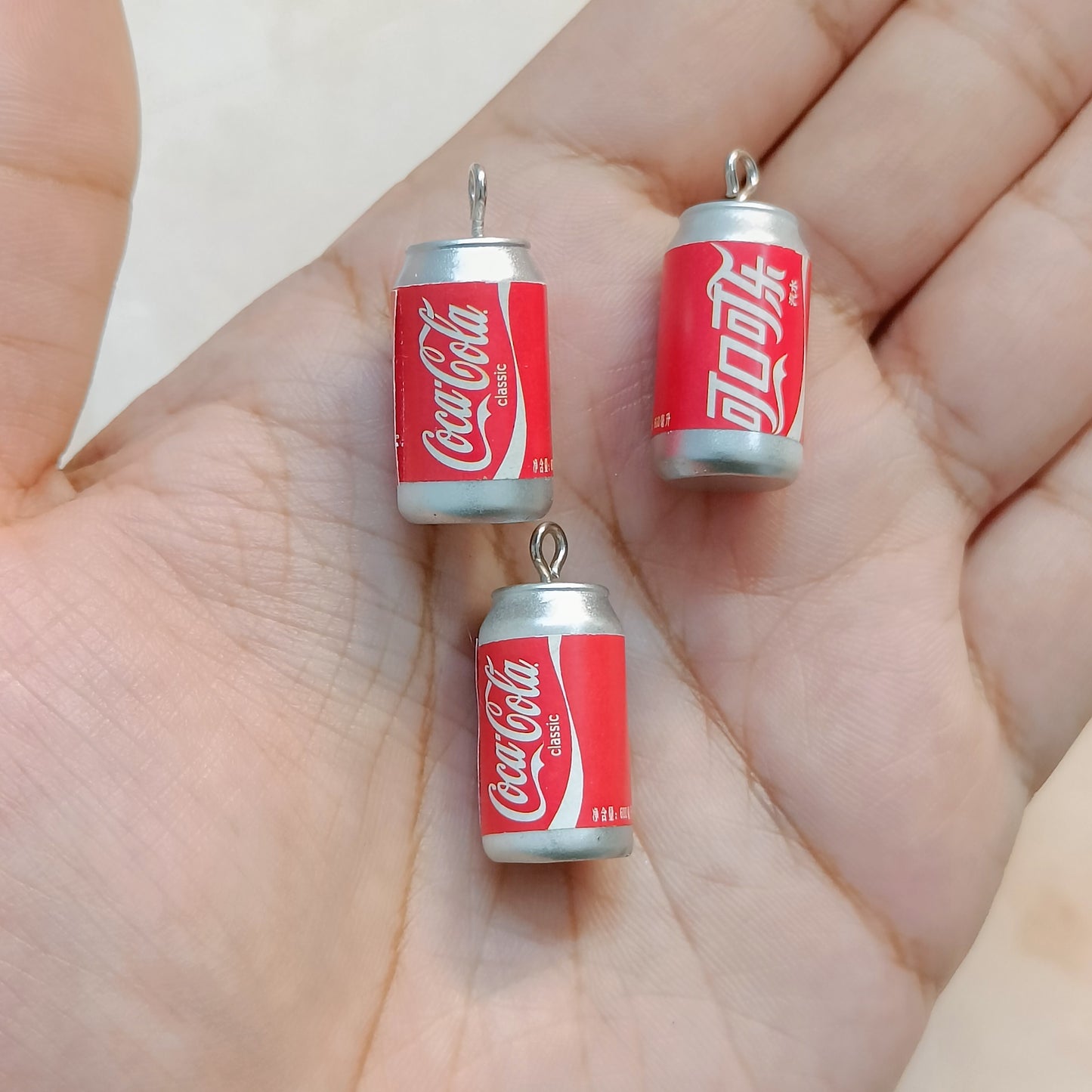 Coca Cola Can Miniature Resin Charms