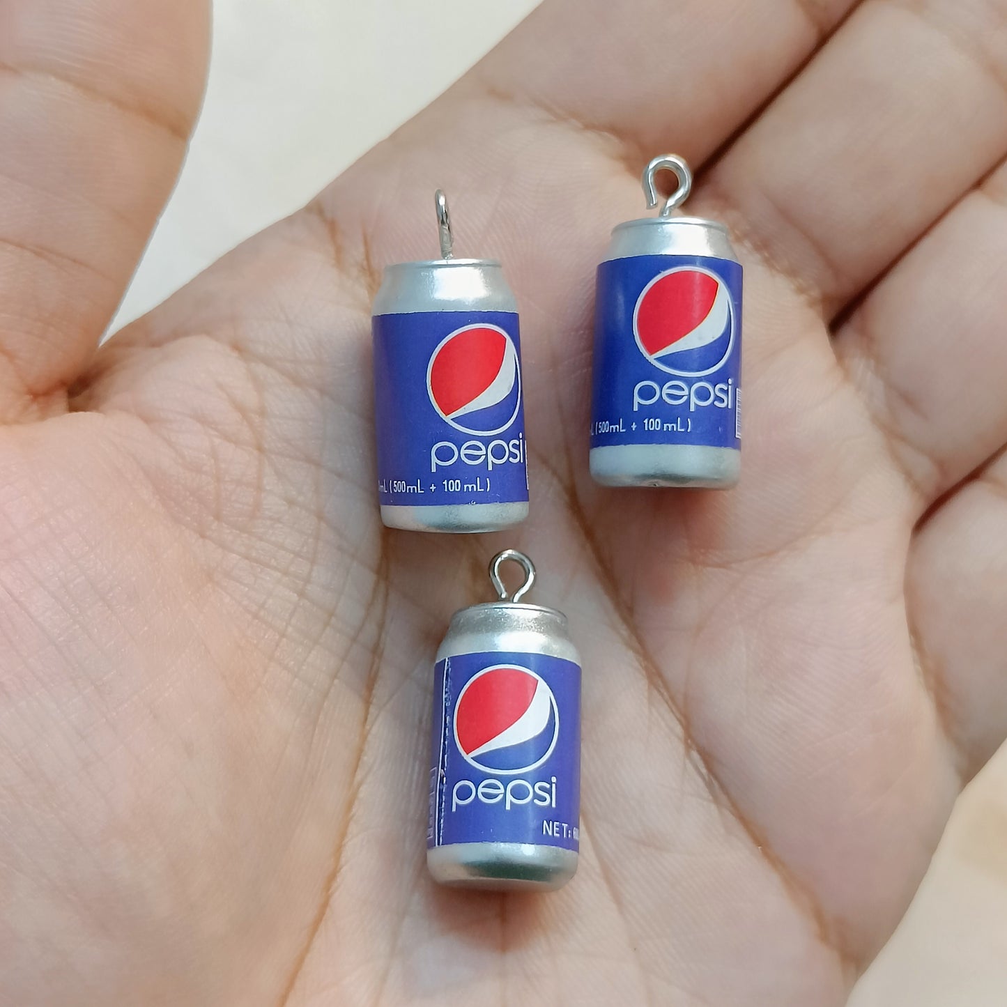 Pepsi Can Miniature Resin Charms