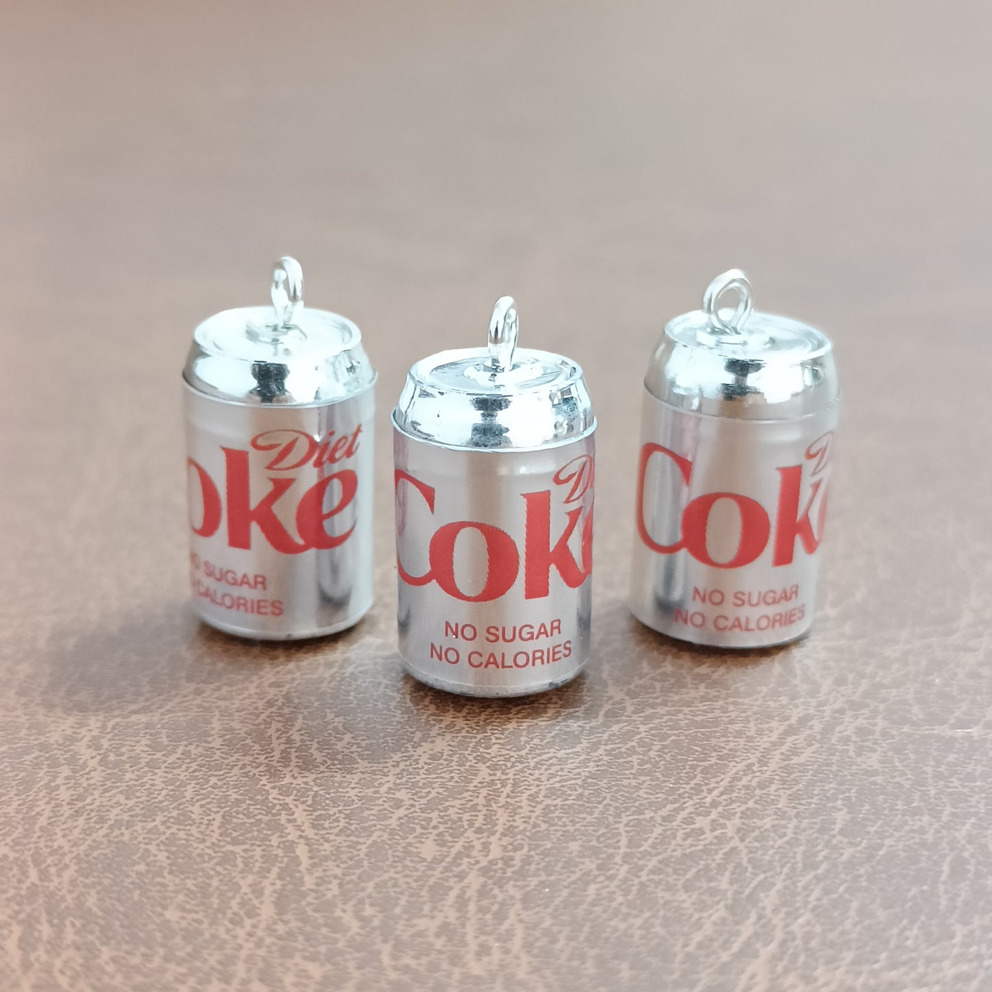 Shiny Diet Coke Can Miniature Resin Charms
