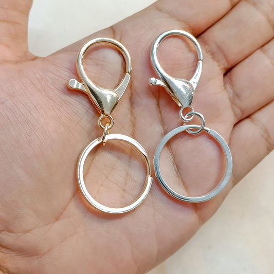 Chunky Lobster Hook & Keyring Bag Charm Keychains (64mm)