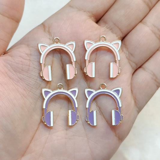 Cute Pastel Kawaii Headphones Charms