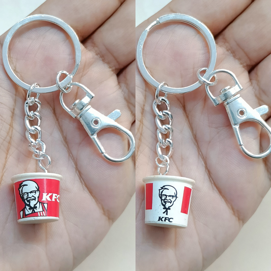 KFC Chicken Bucket Miniature Bag Charm Keychain