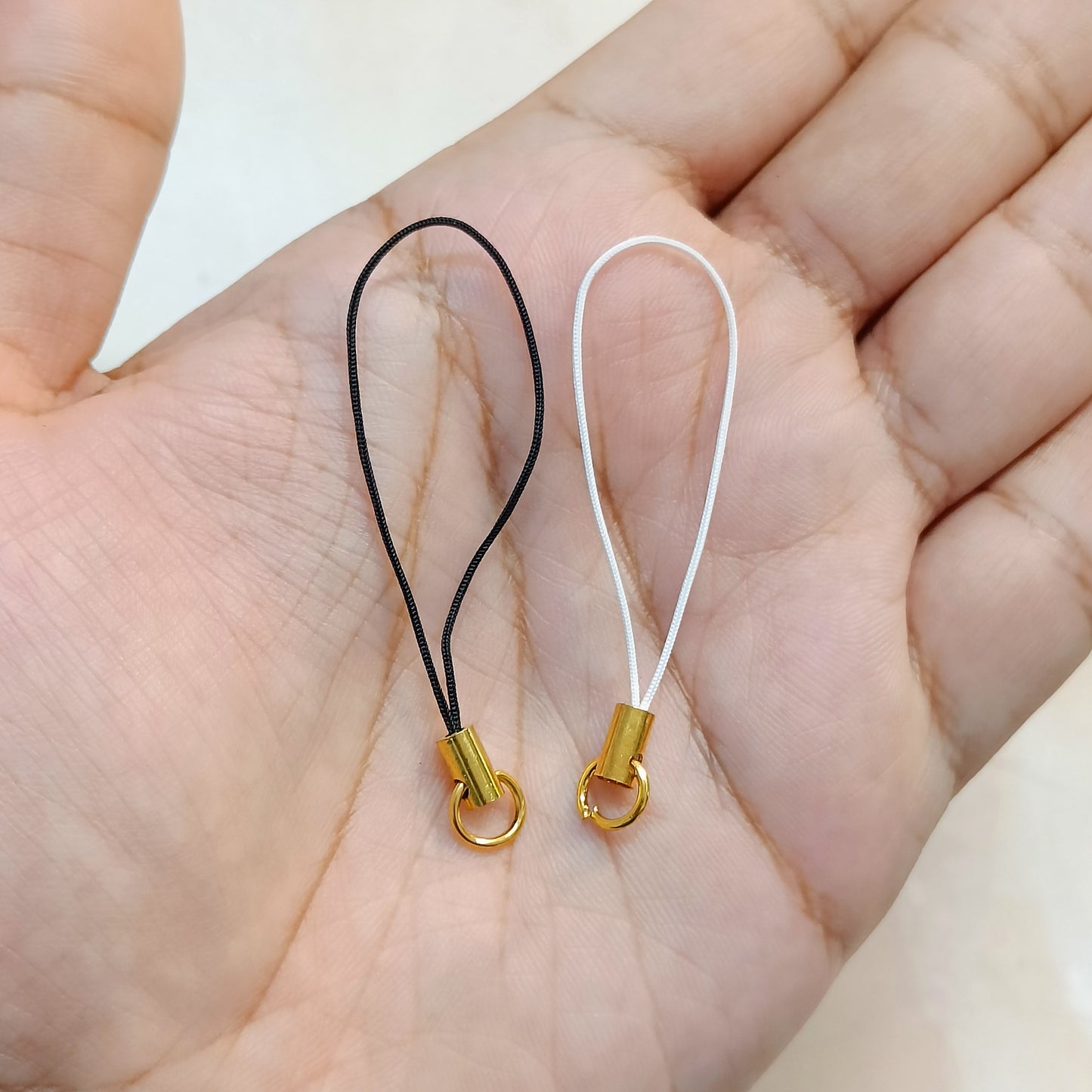 Premium Golden-Cap Phone Charm Strings (with Jump Ring attached)