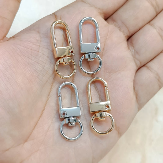 D-Shaped Dog Lobster Hooks - Premium Plating (30mm)