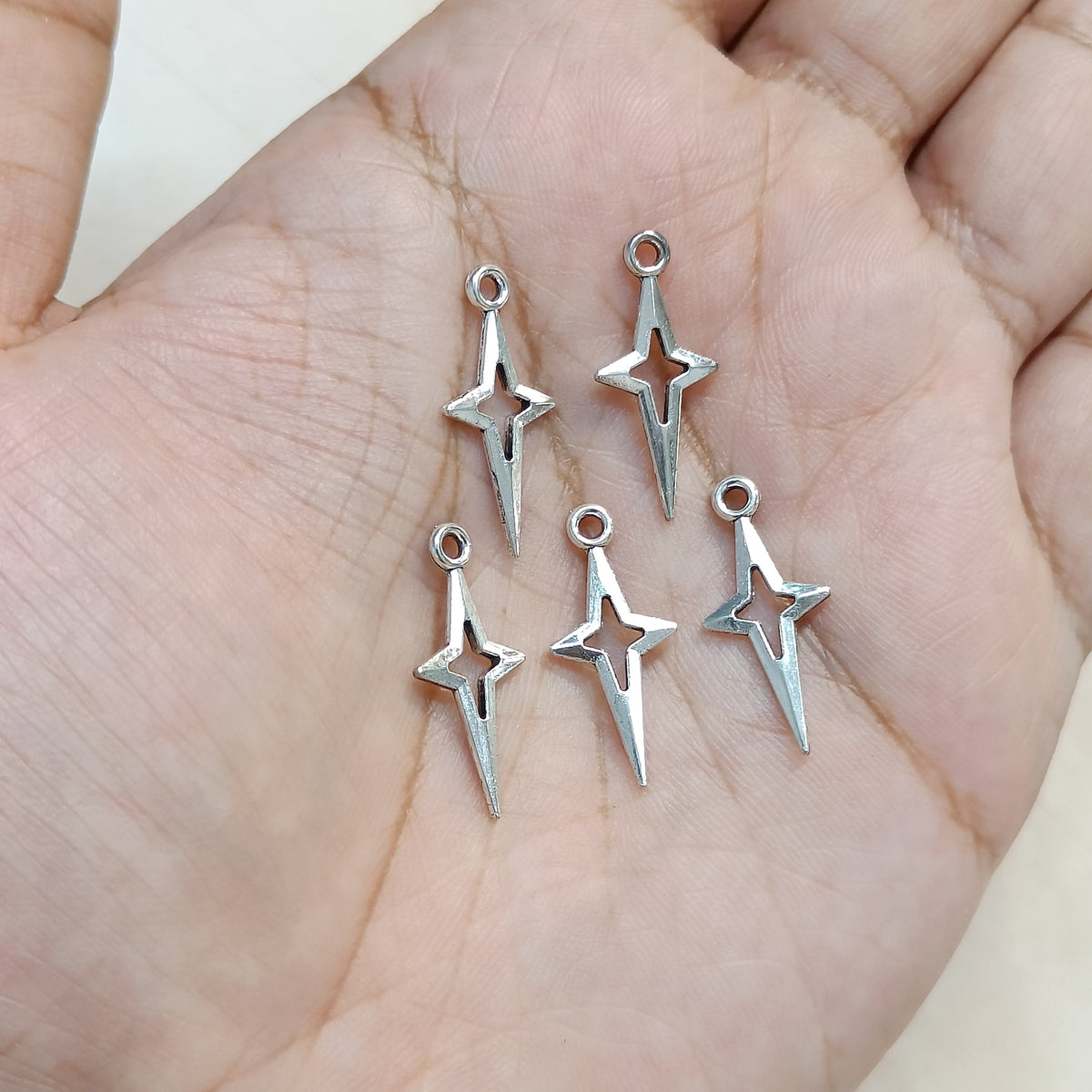 Oxo-Silver Polaris North Star Metal Charms