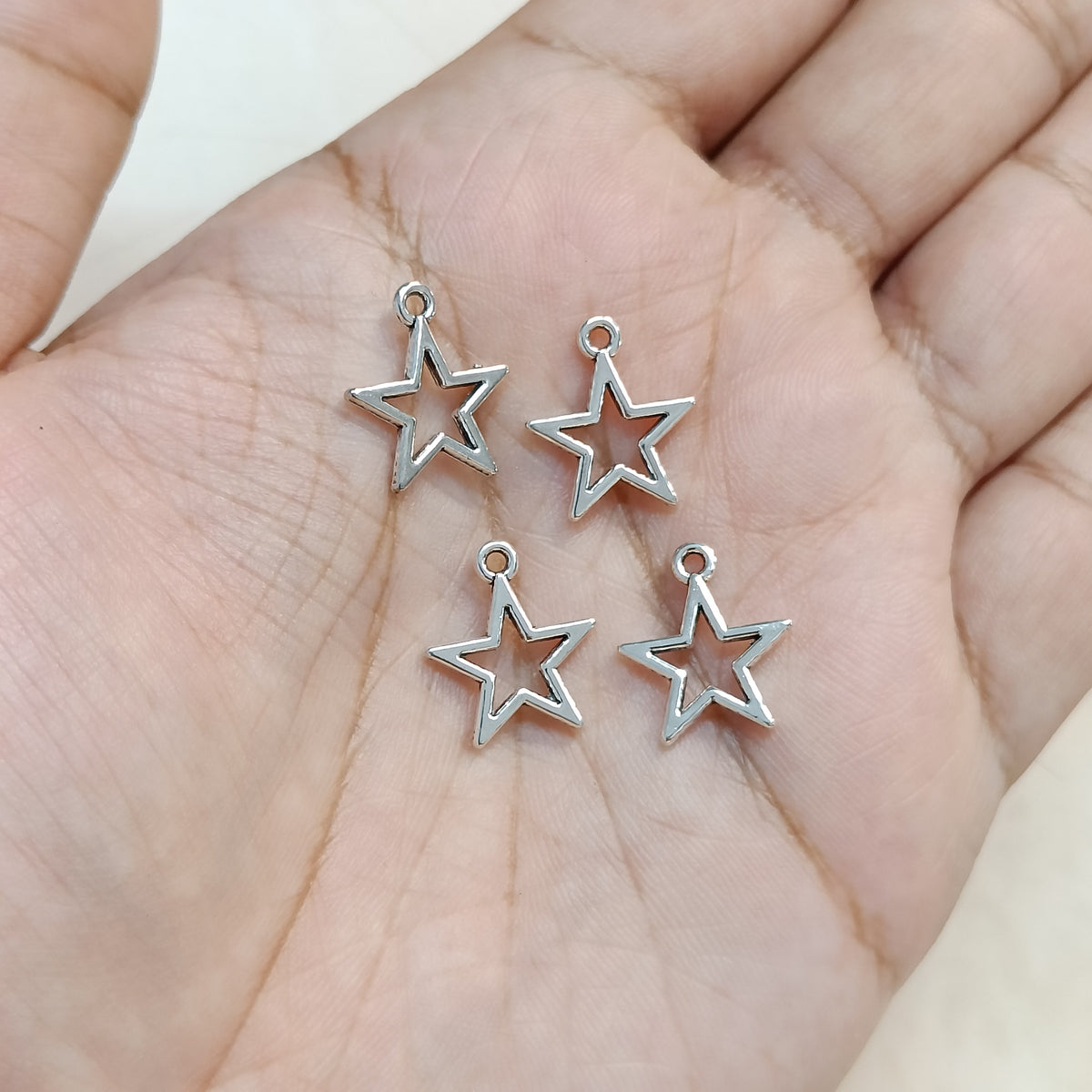 Oxo-Silver Mini Star Metal Charms