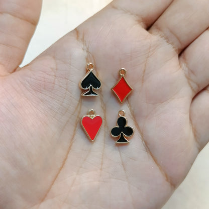 Playing Card Suits Charms