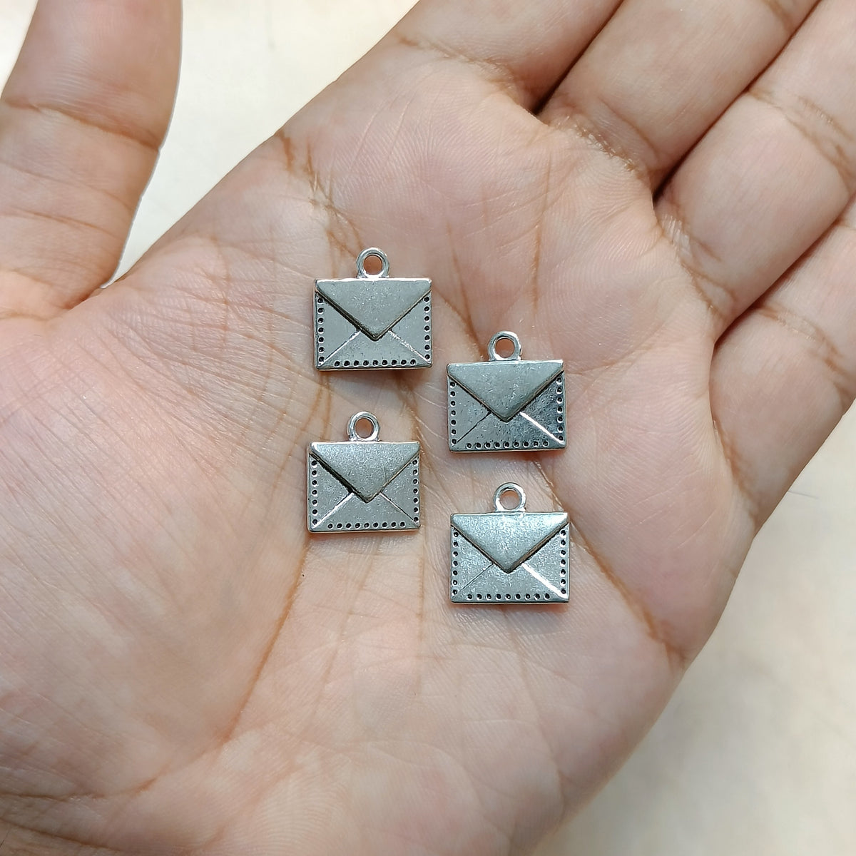 Oxo-Silver Mini Love Letter Metal Charms