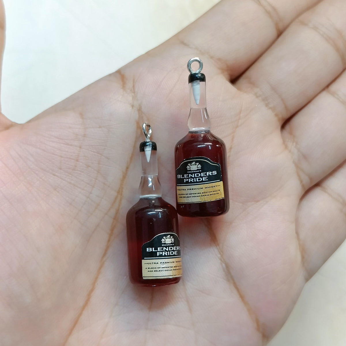Blenders Pride Whiskey Bottle Miniature Resin Charms