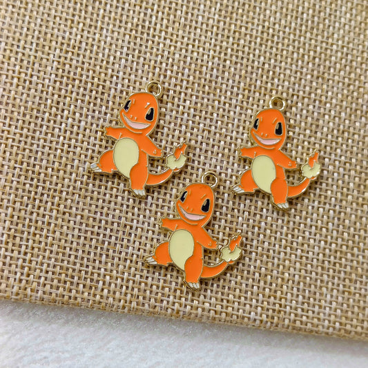 Charmander Pokemon Metal Charms