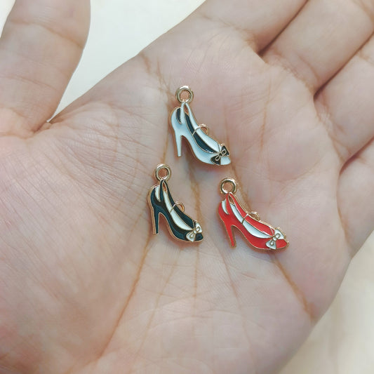 Diva Mini High Heel Metal Charms