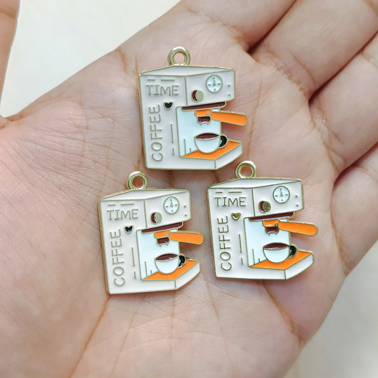 Espresso Coffee Making Machine Metal Charms