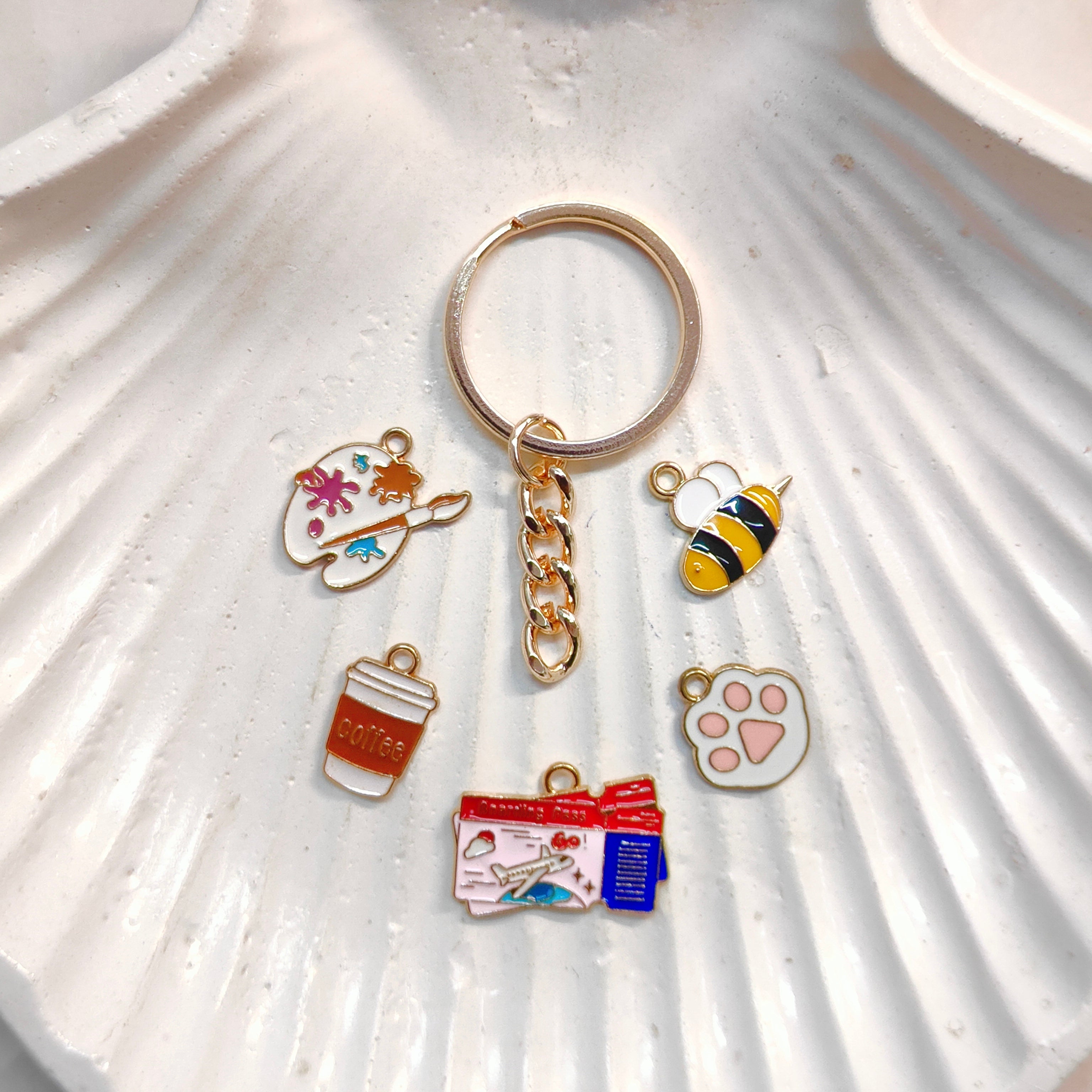 Keychain Raw Materials - Anti-Tarnish Keyrings & Lobster Hooks