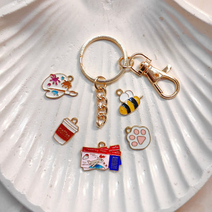 Dog Lobster Hook Bag Charm Keychains (85mm)