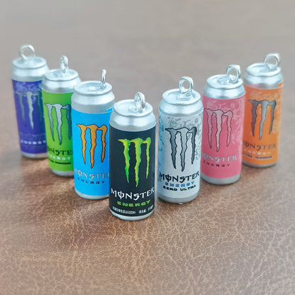 Monster Energy Drink Can Miniature Resin Charms