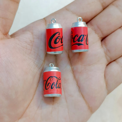 Red Signature Coca Cola Can Miniature Resin Charms
