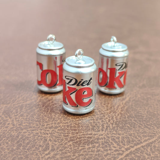 Shiny Diet Coke Can New Edit Miniature Resin Charms