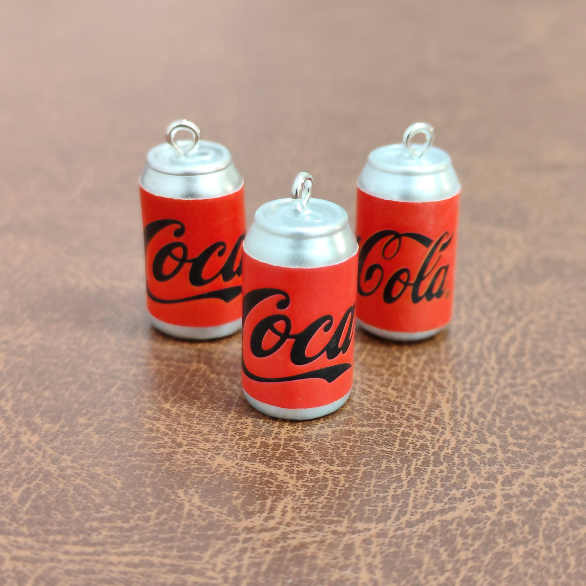 Red Signature Coca Cola Can Miniature Resin Charms