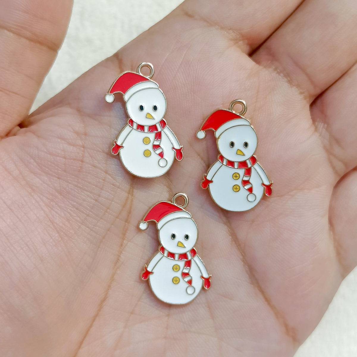 Chonky Snowman Metal Charms