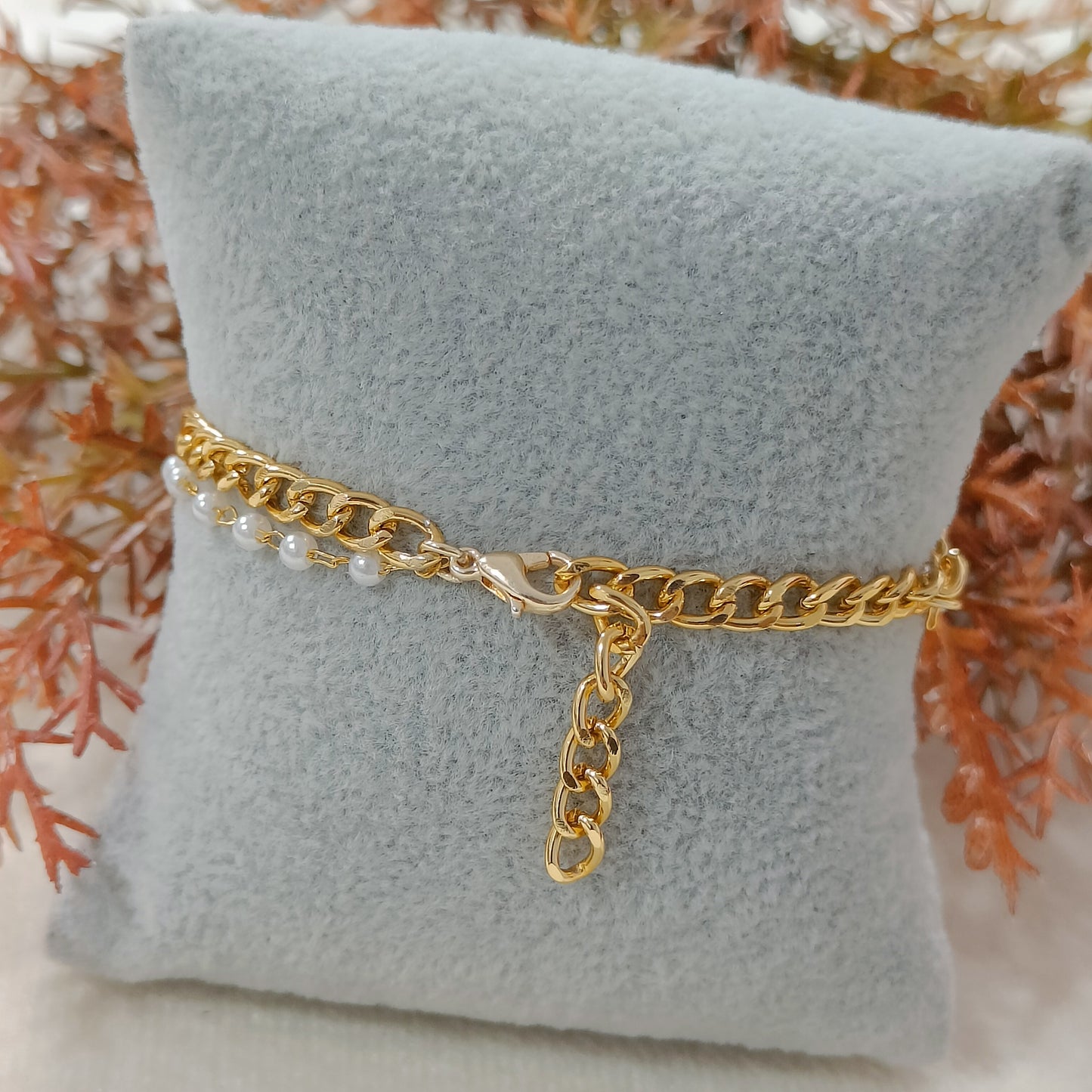 Pearlchain Om Bracelet for Women
