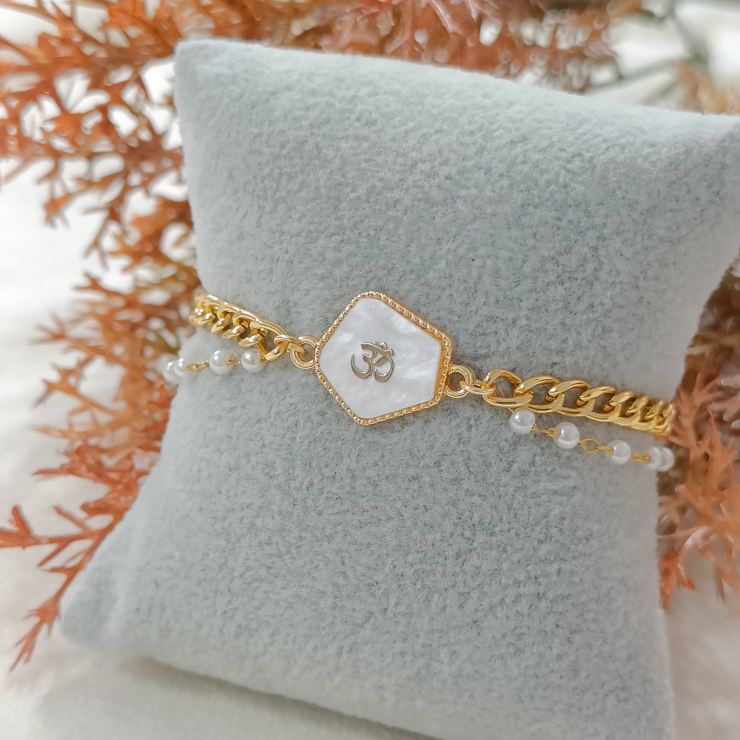 Pearlchain Om Bracelet for Women