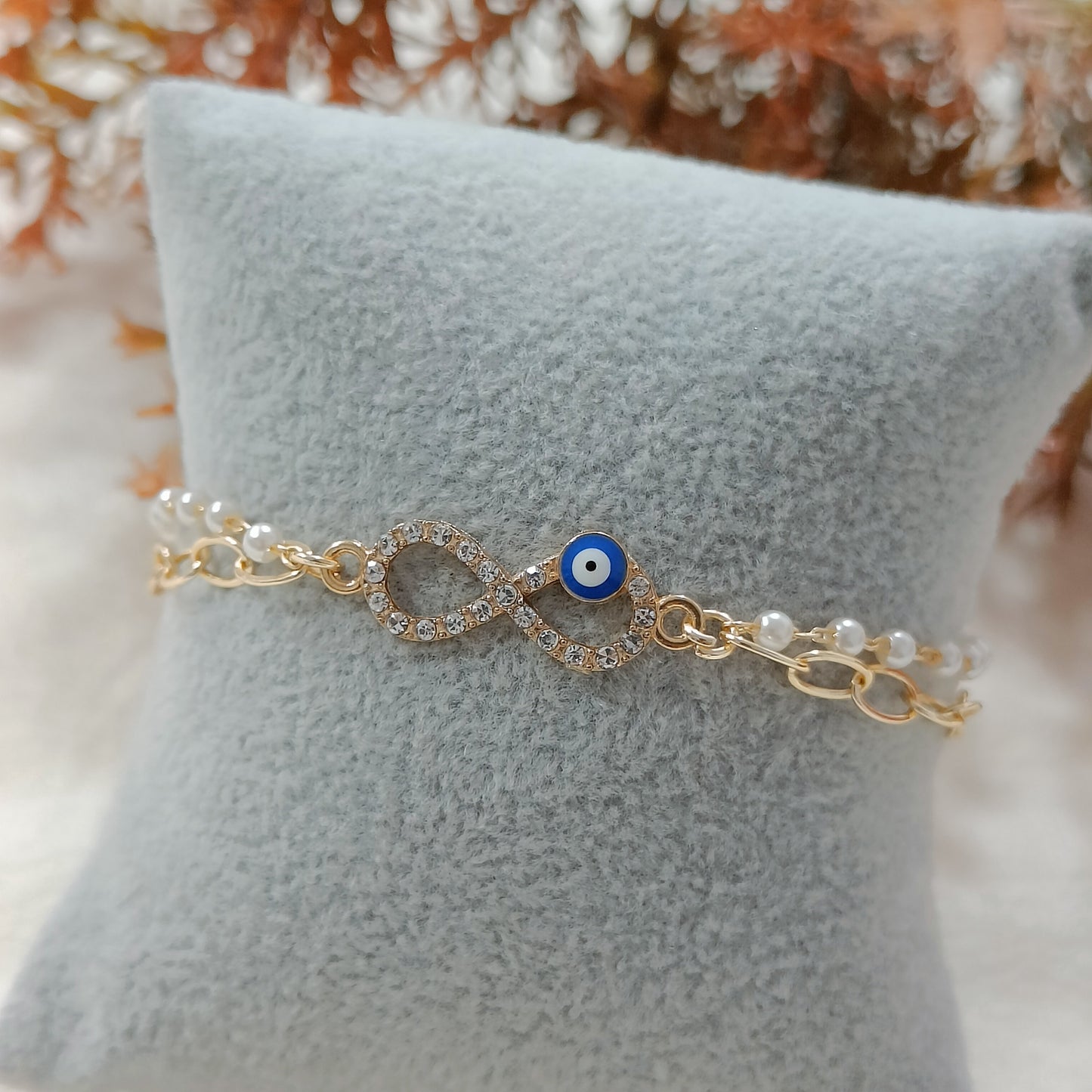 Infinity Evil Eye Bracelet for Women