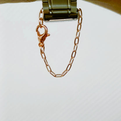 Mini Paperclip Chain Plain Watch Charm