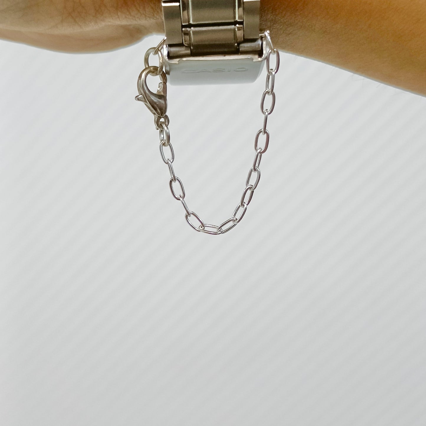 Mini Paperclip Chain Plain Watch Charm